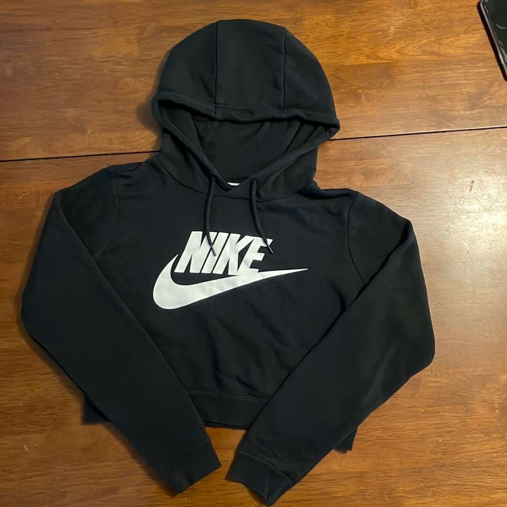Nike crop top Hoodie